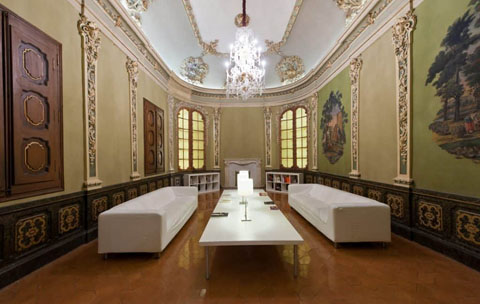 Interior del palau de la Virreina