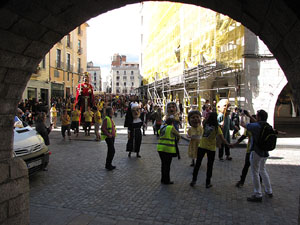 Enlla&ccedil;ats per la Llengua. La cercavila