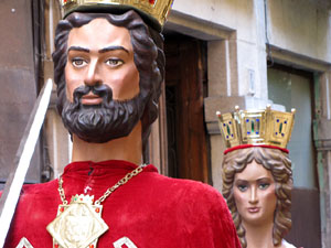 Cercavila a c&agrave;rrec del grup Fal&middot;lera Gironina