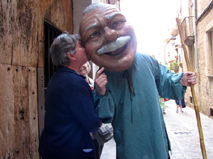 Cercavila a c&agrave;rrec del grup Fal&middot;lera Gironina