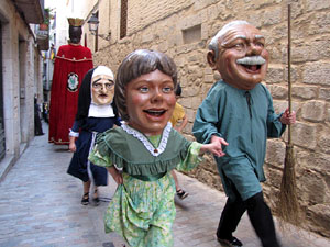 Cercavila a c&agrave;rrec del grup Fal&middot;lera Gironina