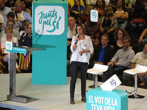 Acte de final de campanya per al 27S de Junts pel S&iacute;