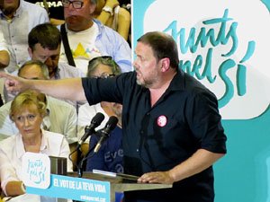 Acte de final de campanya per al 27S de Junts pel S&iacute;