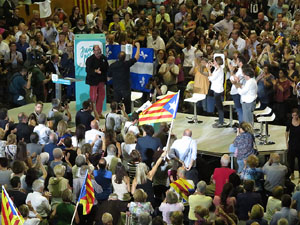 Acte de final de campanya per al 27S de Junts pel S&iacute;