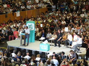 Acte de final de campanya per al 27S de Junts pel S&iacute;