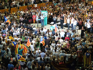 Acte de final de campanya per al 27S de Junts pel S&iacute;