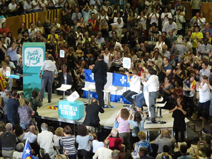 Acte de final de campanya per al 27S de Junts pel S&iacute;