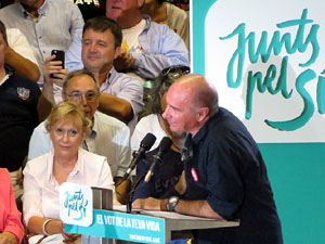 Acte de final de campanya per al 27S de Junts pel S&iacute;