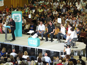 Acte de final de campanya per al 27S de Junts pel S&iacute;