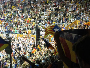 Acte de final de campanya per al 27S de Junts pel S&iacute;