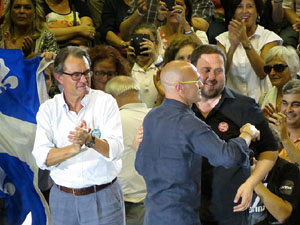 Acte de final de campanya per al 27S de Junts pel S&iacute;