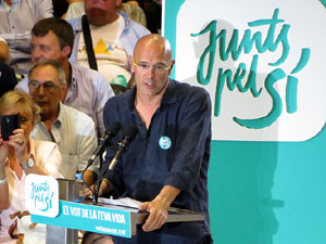 Acte de final de campanya per al 27S de Junts pel S&iacute;