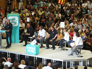 Acte de final de campanya per al 27S de Junts pel S&iacute;