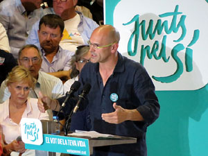 Acte de final de campanya per al 27S de Junts pel S&iacute;