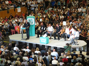 Acte de final de campanya per al 27S de Junts pel S&iacute;