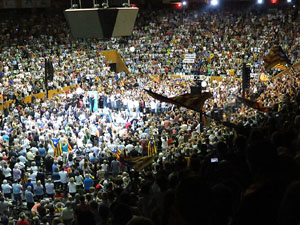 Acte de final de campanya per al 27S de Junts pel S&iacute;