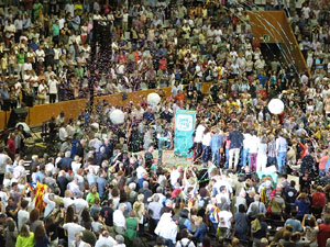 Acte de final de campanya per al 27S de Junts pel S&iacute;