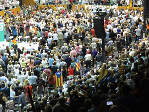 Acte de final de campanya per al 27S de Junts pel S&iacute;