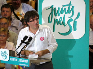 Acte de final de campanya per al 27S de Junts pel S&iacute;