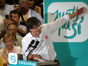 Acte de final de campanya per al 27S de Junts pel S&iacute;