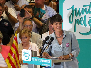 Acte de final de campanya per al 27S de Junts pel S&iacute;