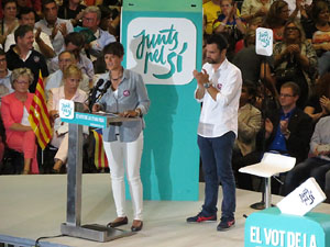 Acte de final de campanya per al 27S de Junts pel S&iacute;