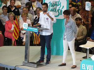 Acte de final de campanya per al 27S de Junts pel S&iacute;