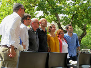 Presentaci&oacute; a Girona dels candidats de la llista Junts pel S&iacute;
