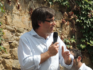 Presentaci&oacute; a Girona dels candidats de la llista Junts pel S&iacute;