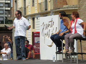 Presentaci&oacute; a Girona dels candidats de la llista Junts pel S&iacute;