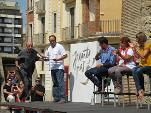Presentaci&oacute; a Girona dels candidats de la llista Junts pel S&iacute;