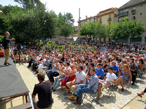 Presentaci&oacute; a Girona dels candidats de la llista Junts pel S&iacute;