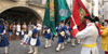 Arribada del regiment de Sant Narcís a la plaça del Vi