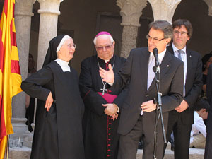 Inauguraci&oacute; de la restauraci&oacute; del claustre de Sant Daniel