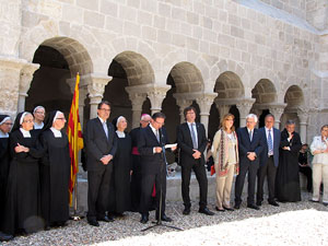 Inauguraci&oacute; de la restauraci&oacute; del claustre de Sant Daniel