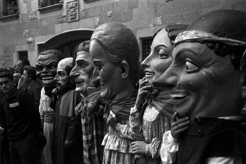 Els capgrossos de Girona. Dia de Sant Narcís de 1961