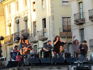 Concert de Sopa de Cabra a la Rambla de la Llibertat