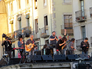 Concert de Sopa de Cabra a la Rambla de la Llibertat