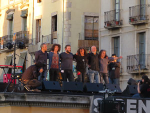 Concert de Sopa de Cabra a la Rambla de la Llibertat