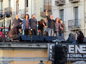 Concert de Sopa de Cabra a la Rambla de la Llibertat