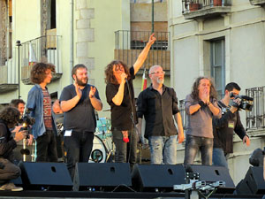 Concert de Sopa de Cabra a la Rambla de la Llibertat