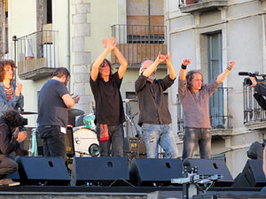 Concert de Sopa de Cabra a la Rambla de la Llibertat