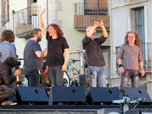 Concert de Sopa de Cabra a la Rambla de la Llibertat