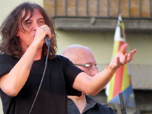 Concert de Sopa de Cabra a la Rambla de la Llibertat