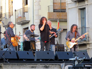 Concert de Sopa de Cabra a la Rambla de la Llibertat