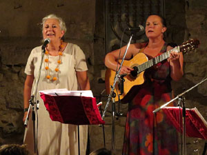 17a Jornada Europea de la Cultura Jueva. Concert de Rosa Zaragoza amb Rus&oacute; Sala, Gabriela Ahumada i Tamara Prezek