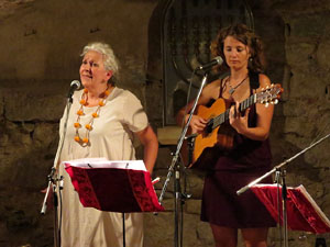 17a Jornada Europea de la Cultura Jueva. Concert de Rosa Zaragoza amb Rus&oacute; Sala, Gabriela Ahumada i Tamara Prezek