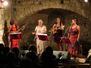 17a Jornada Europea de la Cultura Jueva. Concert de Rosa Zaragoza amb Rus&oacute; Sala, Gabriela Ahumada i Tamara Prezek