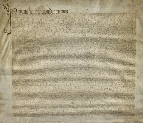 El pergamí original del 1417 que registra l'acte de la consulta