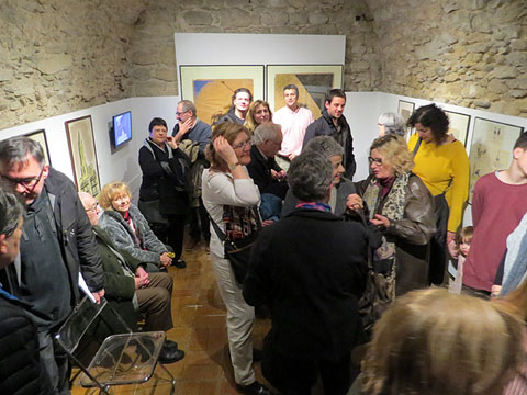 Inauguració de l'exposició homenatge a Antoni Varés.